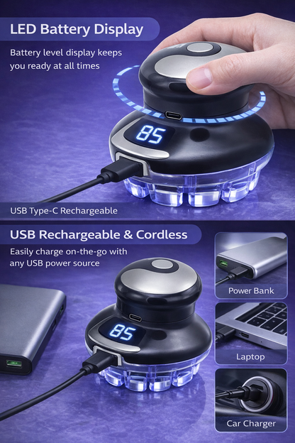 Quick Haircut Round with Length Adjustable 3-12mm Self Haircutting Kit