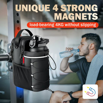 Magnetic Gym Bag – Crossbody Workout Organizer